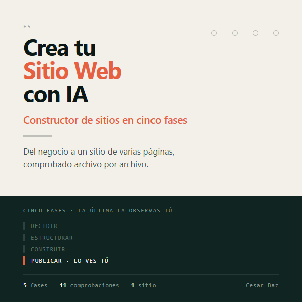 Crea tu Sitio Web con IA
