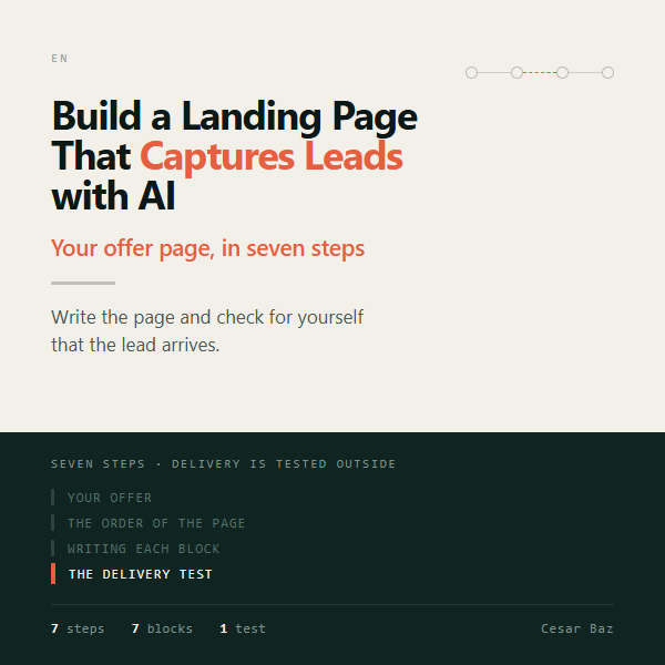 Build a Landing Page That Captures Leads with AI