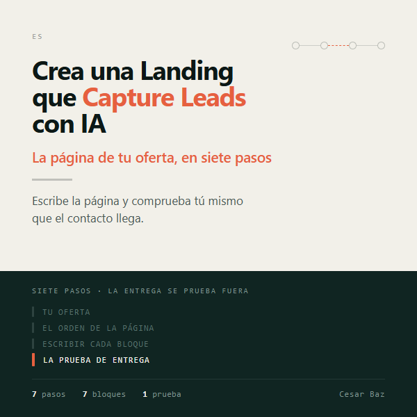 Crea una Landing que Capture Leads con IA