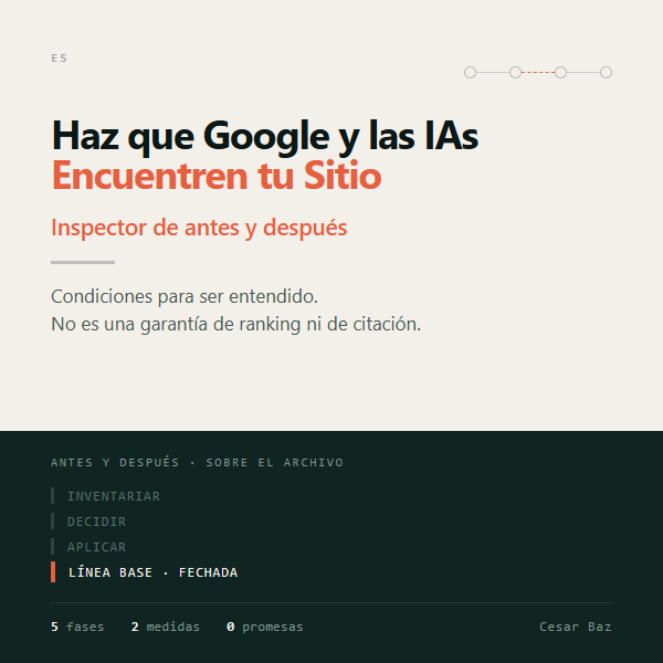 Haz que Google y las IAs Encuentren tu Sitio
